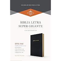 Biblia Reina Valera 1960 Letra súper gigante negro, imitación piel | RVR 1960 Super Giant Print Bible, Black, Imitation leather (Spanish Edition) Biblia Reina Valera 1960 Letra súper gigante negro, imitación piel | RVR 1960 Super Giant Print Bible, Black, Imitation leather (Spanish Edition) Imitation Leather Hardcover Paperback