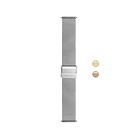 Withings/Nokia - Wristbands for Steel HR 36mm, Steel HR Rose Gold, Move, Steel, Activite, Pop, Silver Milanese, One Size