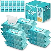 Body Wipes for Adults - XL Wet Wipes 8