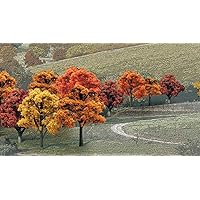Woodland Scenics Fall Deciduous Value Pack Trees 3/4