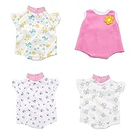 Baby Dolls Clothes for 10-11-12 Inch Alive Baby Dolls, Doll Clothing Outfits Pajamas for 12 Inch Newborn Reborn Baby Doll(Pattern-8)