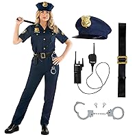 Police Costume For Women S-3XL - Cop Costume Women Police Officer Costume Adult Women Womens Cop Costume