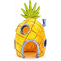 Penn-Plax (SBR10EO Spongebob Squarepants Officially Licensed Aquarium Ornament – Spongebob’s Pineapple House – Medium