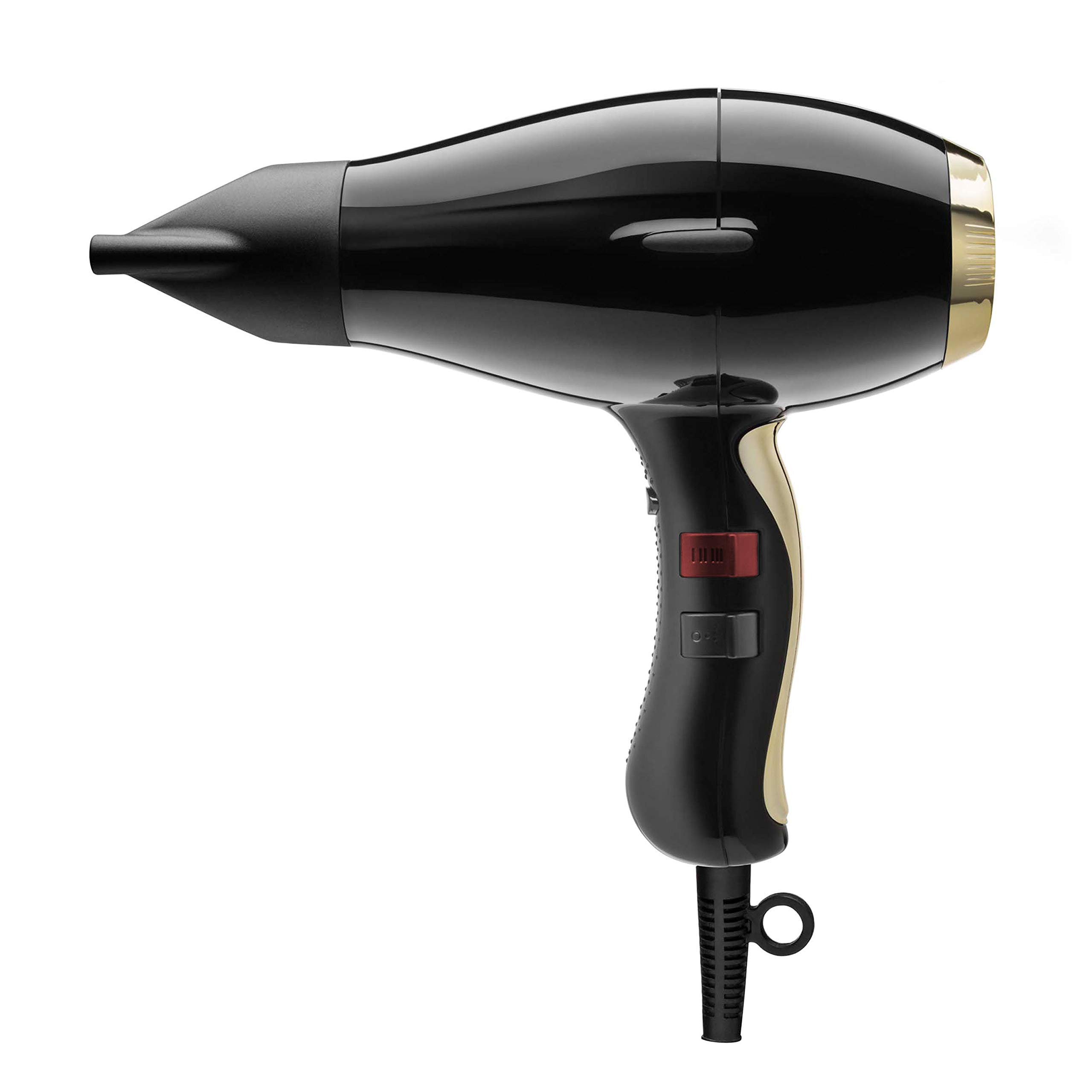 Elchim 3900 Healthy Ionic Hair Dryer: Professional Ceramic and Ionic Blow Dryer - 2 Concentrators Included, Fast Drying, Quiet, and Lightweight