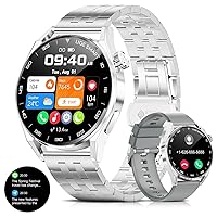 LIGE Men's Smartwatch with Phone Function, 1.39 Inch HD Fitness Tracker with Heart Rate Monitor / Sleep Monitor, Information Alerts, 100+ Sports Modes, IP68 Waterproof 360 mAh Battery Smartwatch for