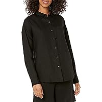 The Drop Women's India Relaxed Linen Loose-Fit Shirt