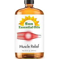 Deep Muscle Relief Blend Essential Oil 16oz for Aromatherapy, Diffuser, Muscle Relief