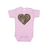 Camoflauge Onesie/Camo Heart/Baby Hunting Outfit/Unisex Bodysuit