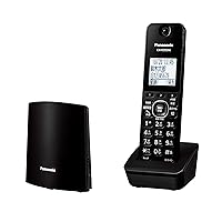 Panasonic VE-GZL45DL-K Digital Cordless Phone with Spam Call Protection, Black