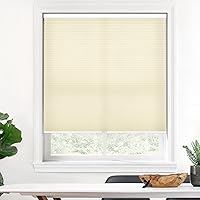 Cordless Cellular Shades, Light Filtering 1.5 inch Honeycomb Shades Pleated Blinds for Window Size 39