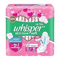 Ultra Soft Sanitary Pads for Women, XL+ 15 Napkins