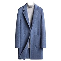 Arbaka Wool Trench Coat Men's Autumn Winter Business Long Style Double-Faced Woolen Coats Man Clothing