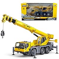 Gemini & Genius 1/50 Scale Autocrane Toys, Crane Truck Construction Vehicle, Alloy Boom Truck Engineering Car Models, Great Gifts, Collections, Cake Toppers, Room Decoration for Kids