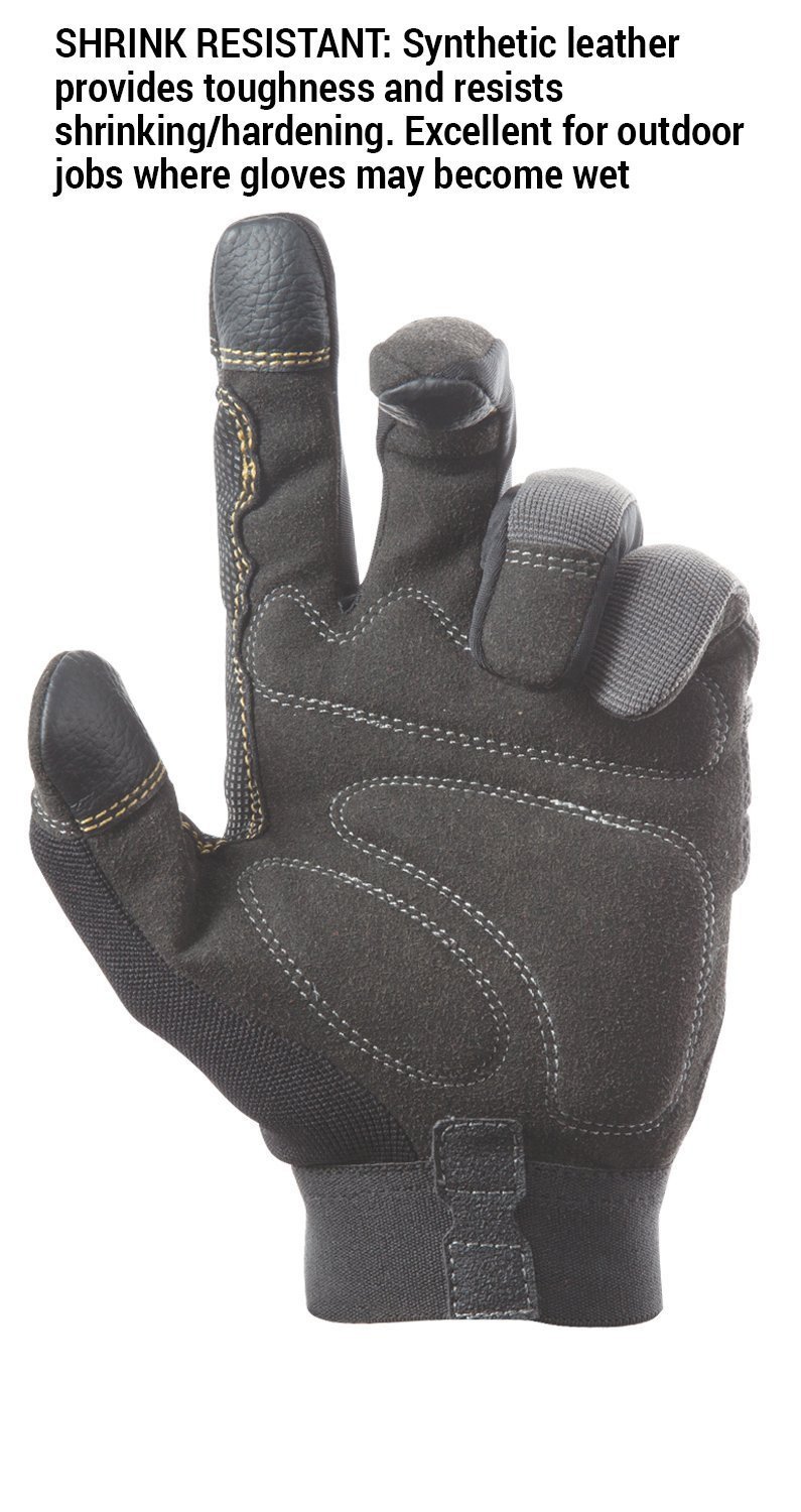 Custom Leathercraft CLC 125 Handyman Flex Grip Work Gloves