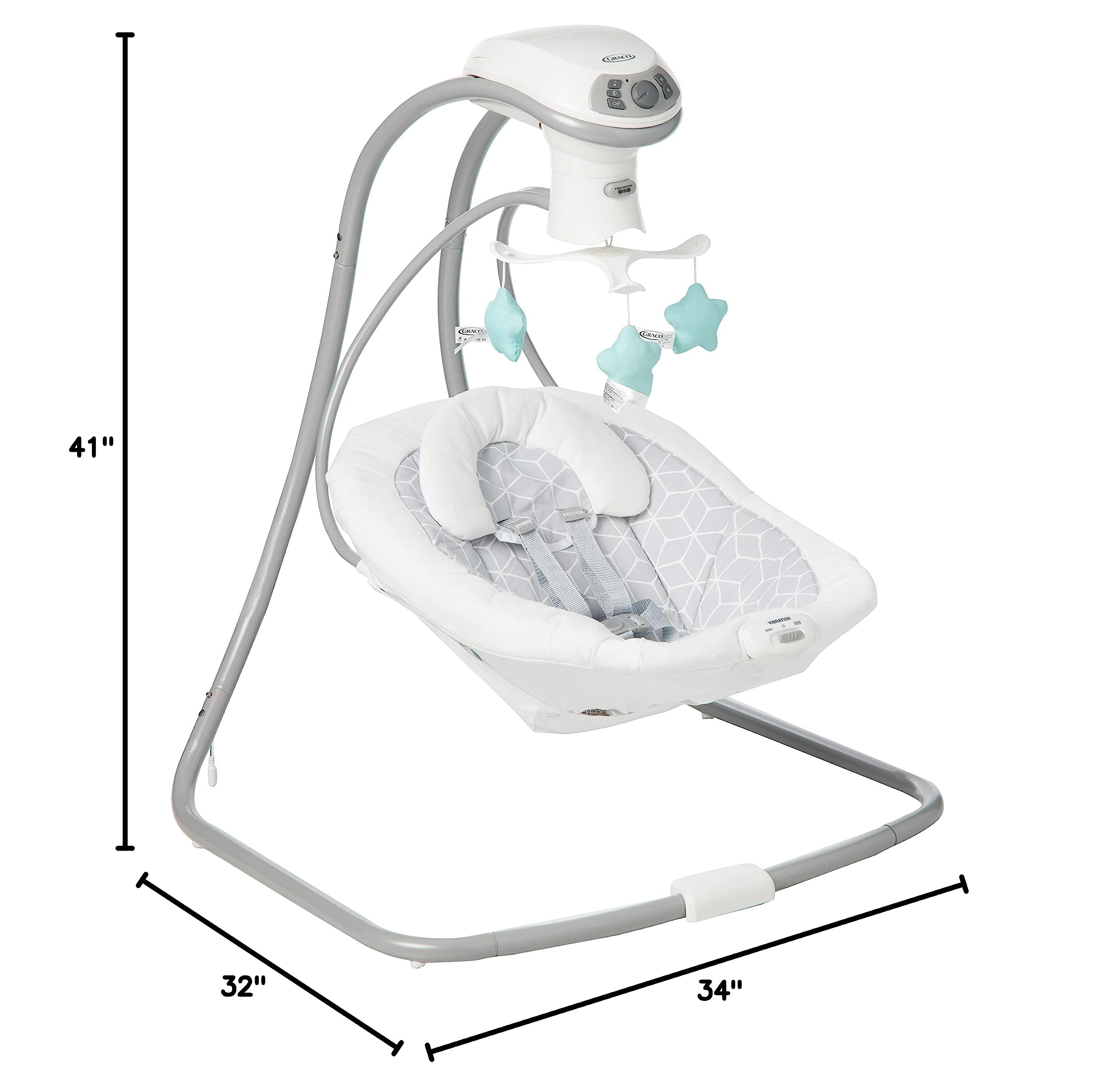 Graco® Simple Sway™ LX Swing with Multi-Direction Seat, Kendall