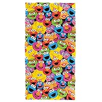 Sesame Street Character Head Collage Officially Licensed Beach Towel 30