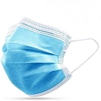 50Pcs Mouth, Disposable Face Mask for Unisex Outdoor, Protection Anti Dust Mask