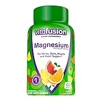 Vitafusion Triple Immune Power Gummy Vitamins Elderberry Zinc D 60ct & Magnesium Gummy Supplement Tropical Citrus 60ct Bundle