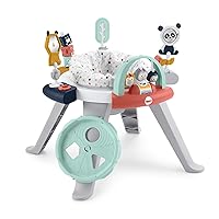 Fisher-Price Baby to Toddler Toy 3-in-1 Spin & Sort Activity Center and Play Table with 10+ Activities, Happy Dots