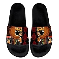 African Sandals for Women Men Africa Slides Slippers Shower Beach Slide Sandal Comfort House Shoes Gifts for Boy Girl