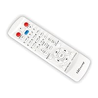 TeKswamp Video Projector Remote Control (White) for Epson Home Cinema 3020