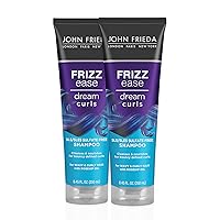 Frizz Ease Dream Curls Curly Hair Shampoo, SLS/SLES Sulfate Free, Helps Control Frizz, with Curl Enhancing Technology, 8.45 Fluid Ounces (Pack of 2)
