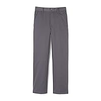 French Toast Boys' Pull-on Relaxed Fit School Uniform Pant (Standard & Husky)