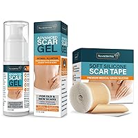 Nuvadermis Scar Care Bundle - Advanced Scar Gel & Silicone Scar Tape