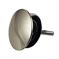 Westbrass 2' Kitchen Sink Hole Cover, Polished Nickel, D202-05