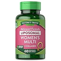Nature's Truth Liposomal Multivitamin for Women | with Collagen | 60 Softgels | Non-GMO & Gluten Free Supplement