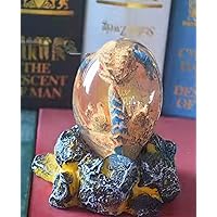 NC Lava Dragon Egg, Lave Dragon Egg Decoration, Dinosaur Egg Souvenir, Crystal Transparent Dragon Egg