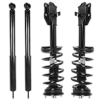 AUTOMUTO Front and Rear Pair Complete Struts Spring Assembly Shock Absorber Compatible with 2007-2010 for Ford Edge, 2007-2010 for Lincoln MKX Struts 272889 272888 349068/37302R