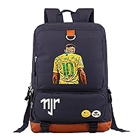 Unisex Teen Neymar Waterproof Laptop Bag-PSG Student Bookbag Large Durable Rucksack for Outdoor