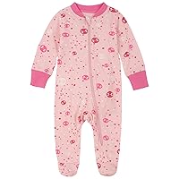 Under Armour baby-girls Coverall Footie, Zip-up Closure, Logo & Printed DesignsCoverall