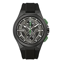 Bulova Men's Analog-Digital Quartz Watch with Silicone Strap 98B381