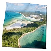 3dRose Hill Inlet Whitsunday Islands, Queensland, Australia - Towels (twl-226218-3)