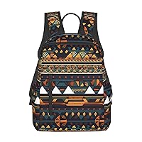 African Ethnic Pattern Print Simple And Lightweight Leisure Backpack, Men'S And Women'S Fashionable Travel Backpack