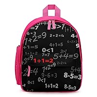 Like Math Mini Travel Backpack Casual Lightweight Hiking Shoulders Bags with Side Pockets
