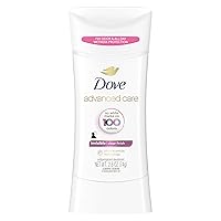 Dove Advanced Care Antiperspirant Deodorant Stick Clear Finish Antiperspirant deodorant that doesn’t stain clothes 72-hour odor control and all-day sweat protection with Pro-Ceramide Technology 2.6 oz