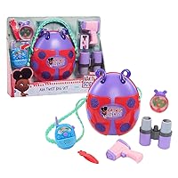 Just Play Ada Twist Bag Set, 6-pieces, Press Walkie-Talkie to Hear Phrases from The Brainstorm Song, Dress Up & Pretend Play, Kids Toys for Ages 3 Up