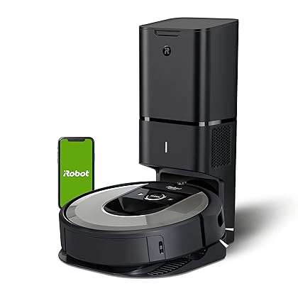 iRobot Roomba i6+ (6550) Robot Vacuum with Automatic Dirt Disposal-Empties Itself for up to 60 Days, Wi-Fi Connected, Works with Alexa, Carpets, Smart Mapping Upgrade - Clean & Schedule by Room