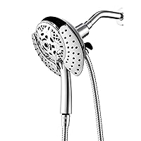 Shower Head with Handheld High Pressure: INAVAMZ Hand Held Shower Head & Rain Shower Head 2-IN-1 Shower Head with 59