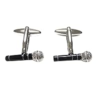 Karaoke Microphone Cufflinks