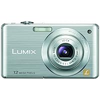 Panasonic Lumix DMC-FS15 12MP Digital Camera with 5x MEGA Optical Image Stabilized Zoom and 2.7 inch LCD (Silver)