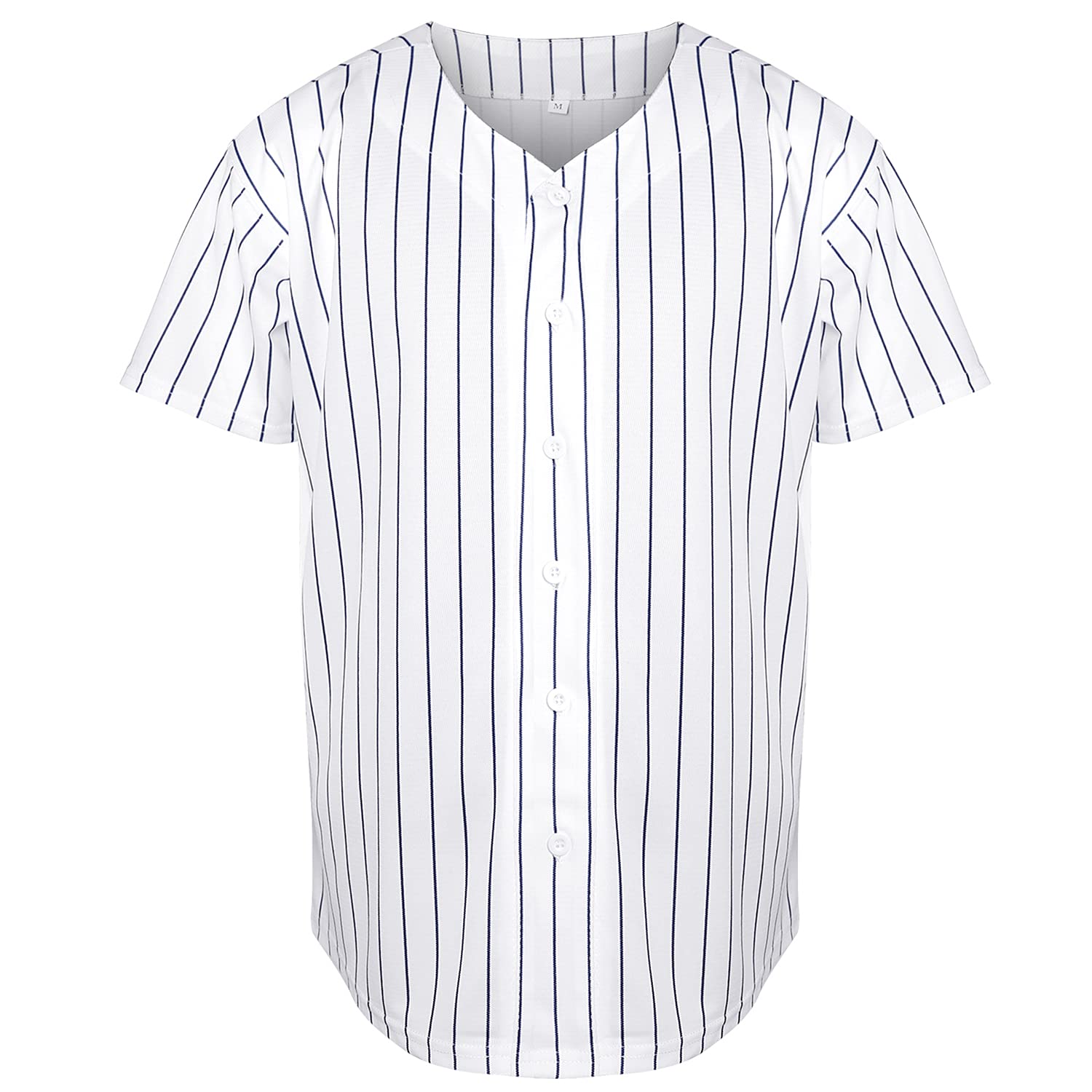 Blank Plain Hip Hop Hipster Baseball Jersey Button Down Shirts Sports  Uniforms Men Women Jersey 