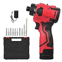 Electric Screwdriver 16.8V Cordless Drill and Impact Driver Set Lithium Screwdriver Torque Adjustable 2 Speed Control Modes Multifunctional Repairing Tool Kit Brushless Motor Electric Screw Dr.