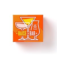Raising The Bar Game Set from Brass Monkey - A Game About Mixing Fake Drinks, Includes 140 Game Tiles, 50 Playing Cards, and Instructions, Perfect for 2-4 Players, Great Addition to Game Night
