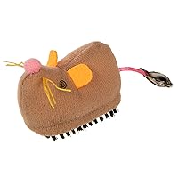 SmartyKat Instincts Meandering Mouse Plush Interactive Automatic Cat Toy, Battery-Powered - Brown, One Size