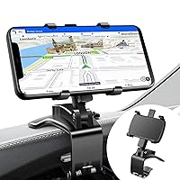 Universal Car Phone Holder Mount,Dashboard Clip Mount,360 Rotation Automobile Cell Phone Holder,Phone Stand, Compatible with All iPhones, Samsung & Cell Phone
