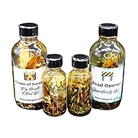 Generational Wealth 2pk Bundle, Crown of Success and Road Opener Ritual Oil for Money Manifestation, Business Growth, and Financial Success, Law of Attraction Anointing Oils (1oz Bottles)